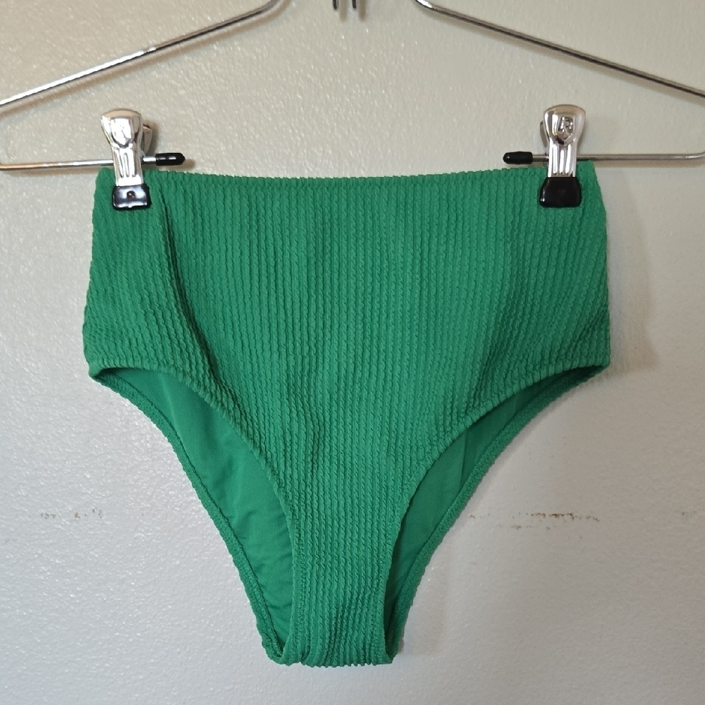 Aerie | Kelly Green High Waisted Cheeky Bottoms Size XXS